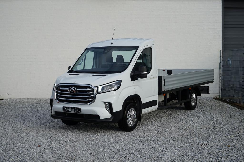 Maxus Deliver 9 Pickup 2.0 CIT L4 Luxury RWD Open laadbak BP, Keurmerk '100% Onderhouden', Gebruikt, Zwart, 4 cilinders
