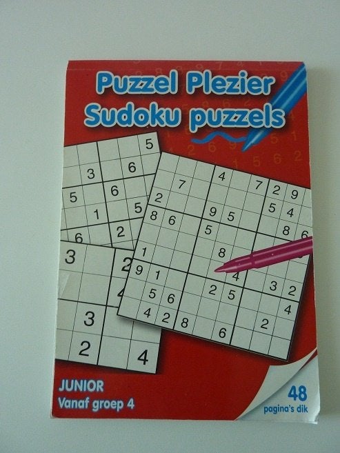 Puzzel Plezier Sudoku Puzzels Junior Vanaf Groep 4, Ophalen, Minder dan 500 stukjes, Gebruikt, Puzzelboek