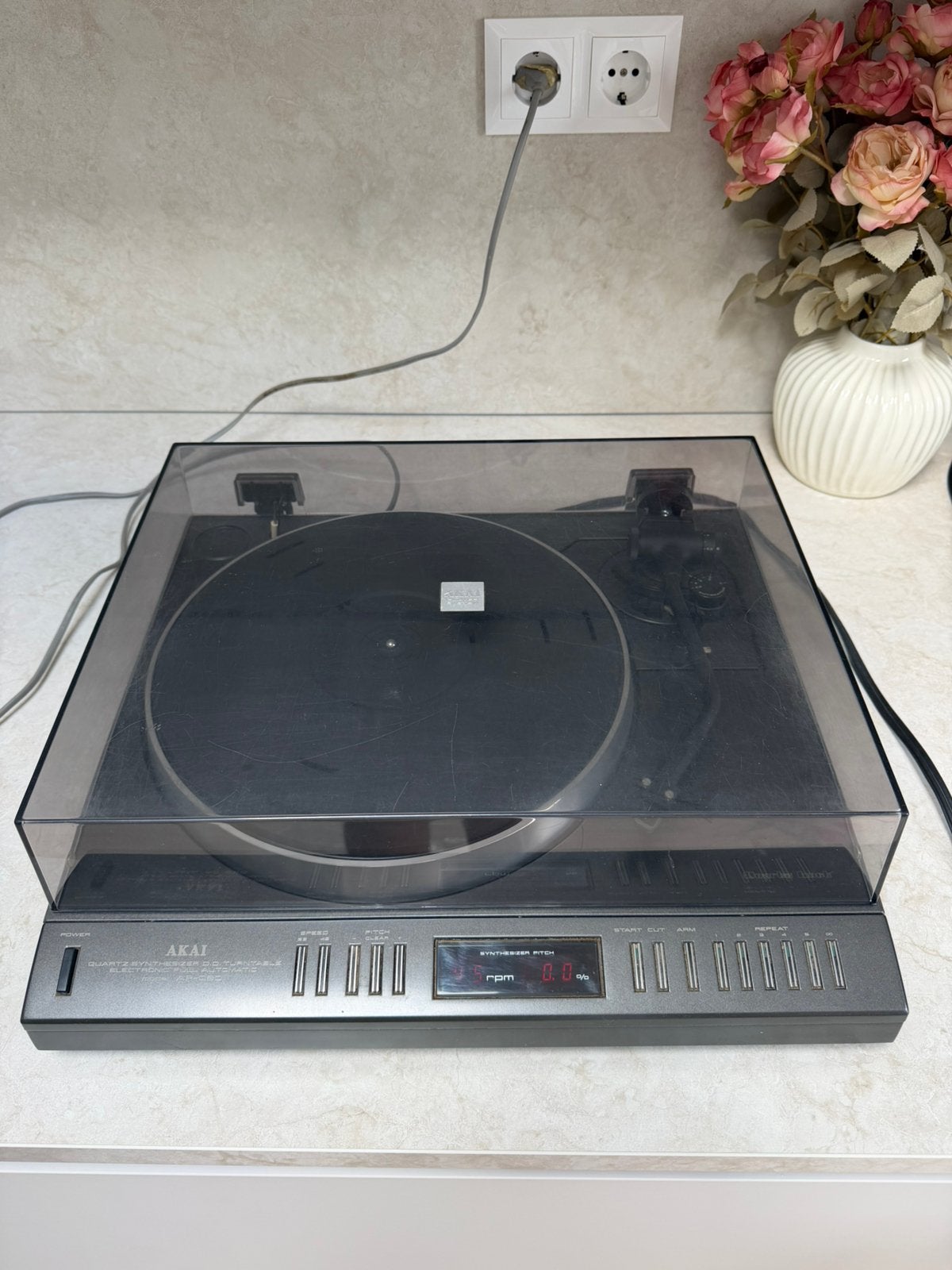 Akai AP-Q80 platenspeler met Z1-s element, Ophalen of Verzenden, Zo goed als nieuw, Akai
