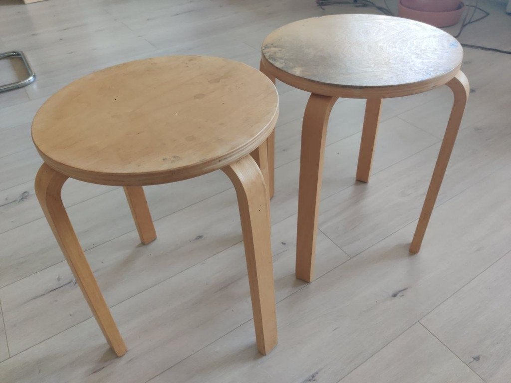Vintage IKEA krukjes Frosta Alvar Aalto, Ophalen of Verzenden, Gebruikt, Hout
