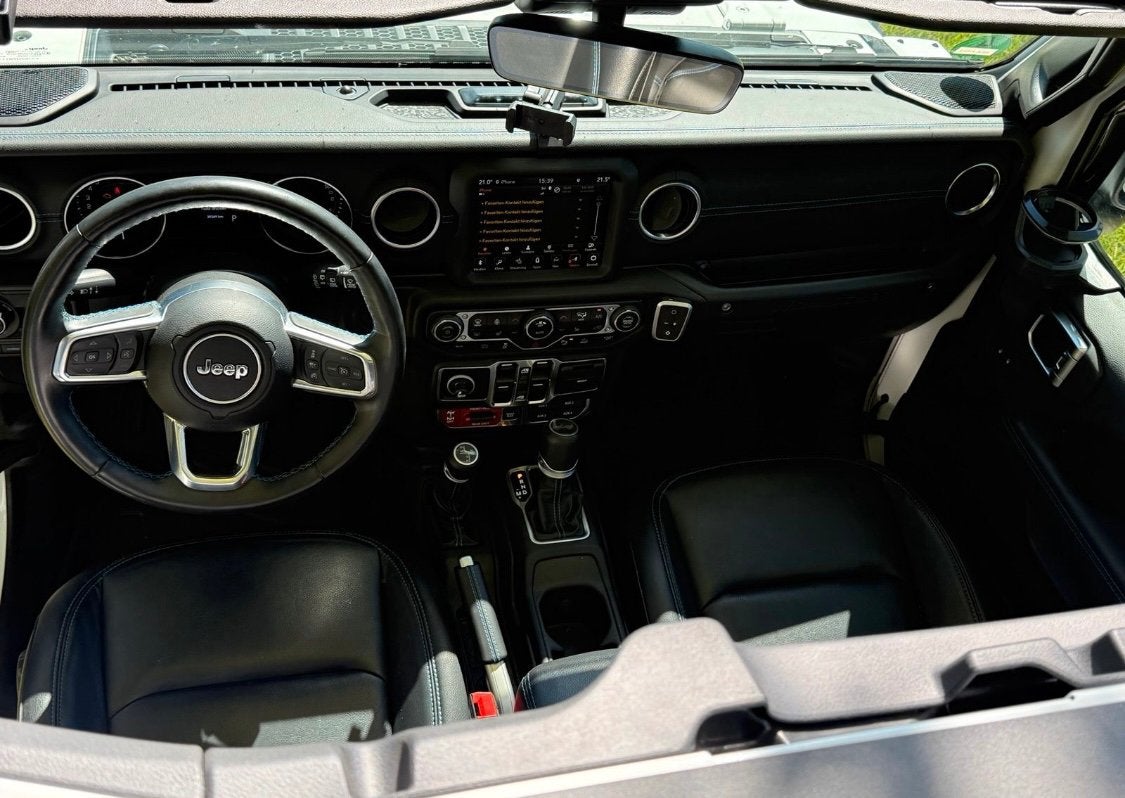 ‼️JEEP WRANGLER JL 4XE 380PK RUBICON SKY ONE TOUCH EDITION‼️, Automaat, Zwart, 4 cilinders, Wit