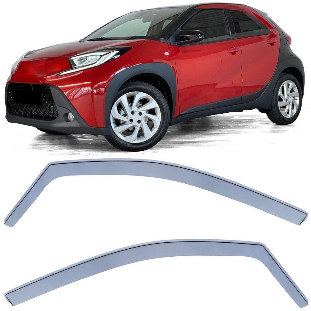 Smoke Zijwindscherm Toyota Aygo X Zijwindschermen Zijwind Re, Verzenden, Automotive Parts, A.parts@hotmail.nl, Trasmolenlaan 12 3447 GZ Woerden