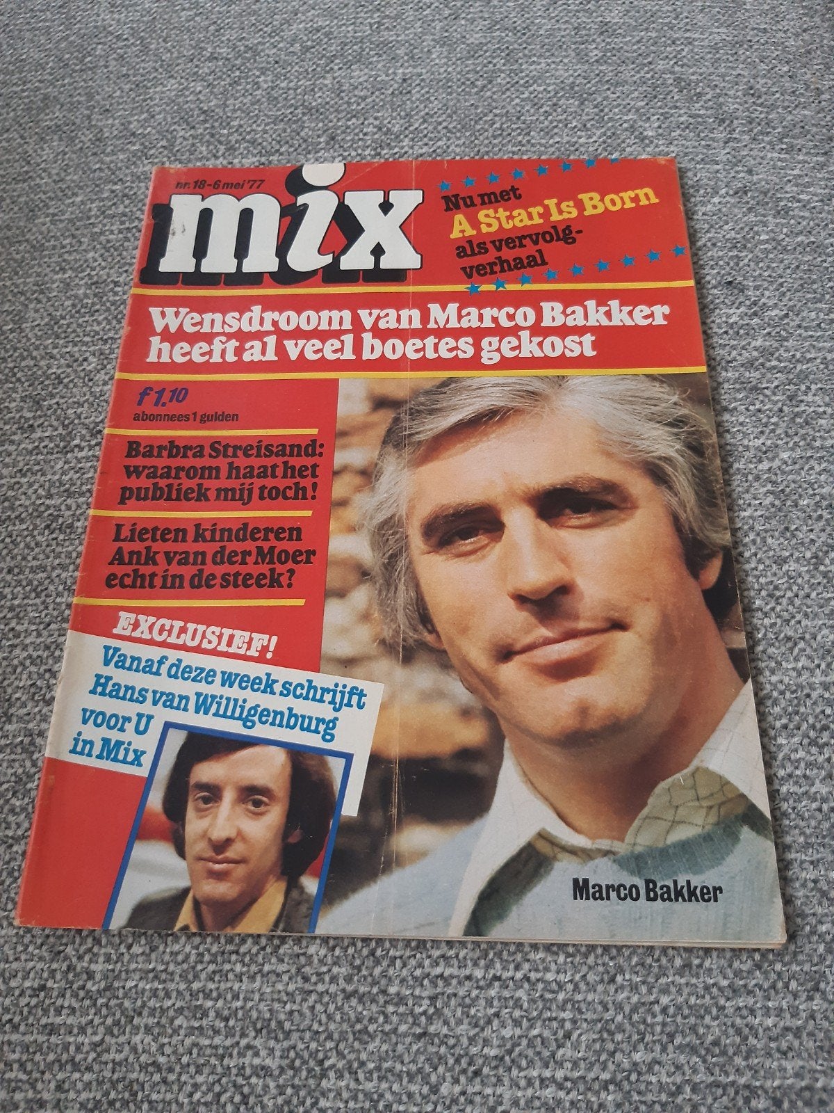 18.Mix 1977. Marco Bakker. Barbara Streisand. Ank van der Mo, Verzenden, 1980 tot heden, Tijdschrift