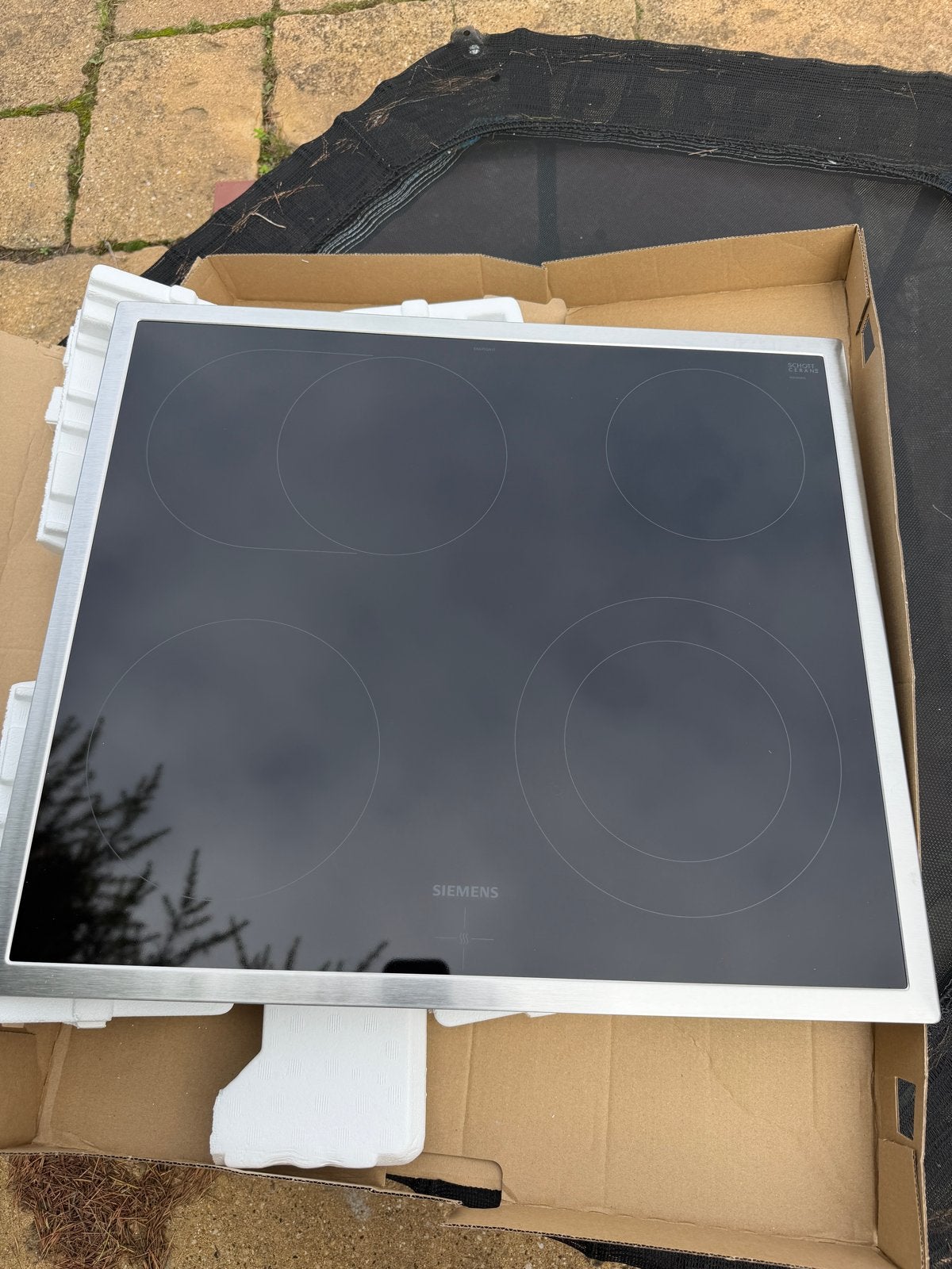 Siemens EA645GN17 Keramische Kookplaat - Nieuw in doos, Keramisch, Nieuw, Inbouw, 4 kookzones