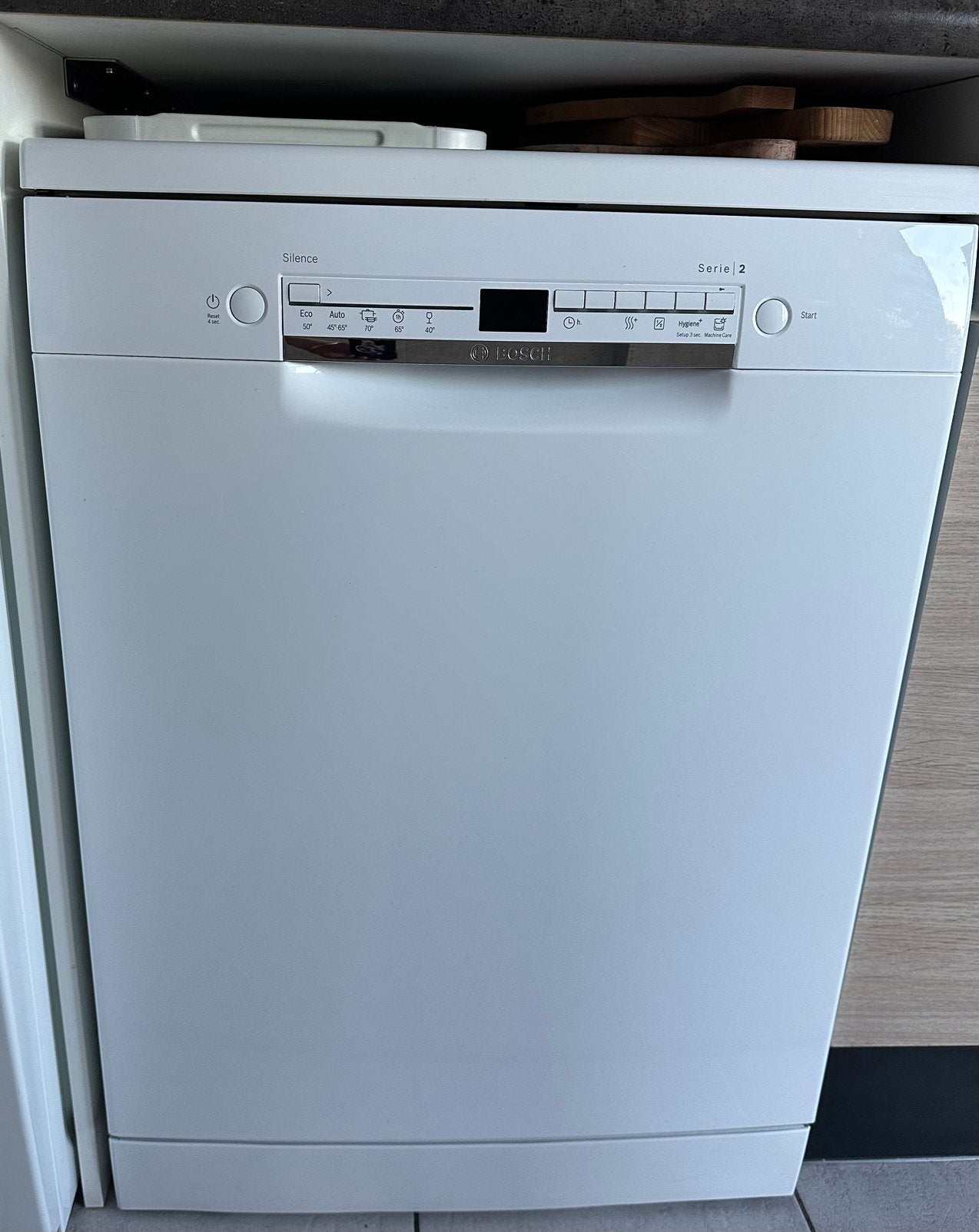 Bosch vaatwasser serie 2, Ophalen, 60 cm of meer, Zo goed als nieuw, Vrijstaand