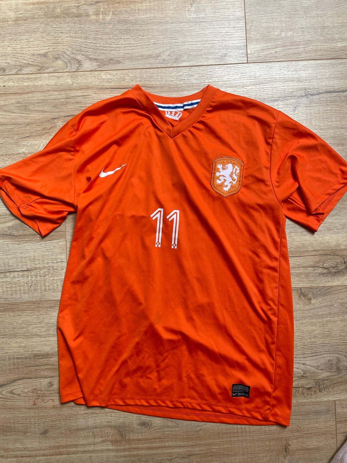 Nederlands Elftal Thuisshirt Robben, maat L, Maat 48/50 (M), Oranje, Ophalen of Verzenden, Voetbal