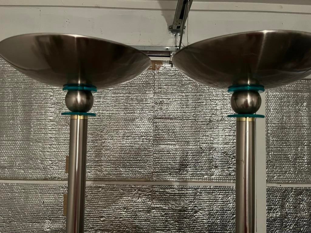 Dimbare vloerlampen, Ophalen, Zo goed als nieuw, Overige materialen, 150 tot 200 cm