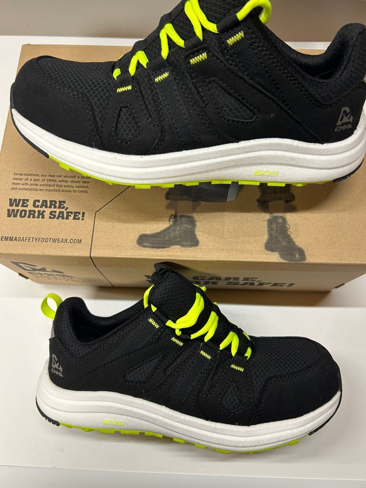 Nieuwe superlicht gewicht Emma werkschoenen mt 42 sneakers, Verzenden, Zwart, Nieuw, Werkschoenen