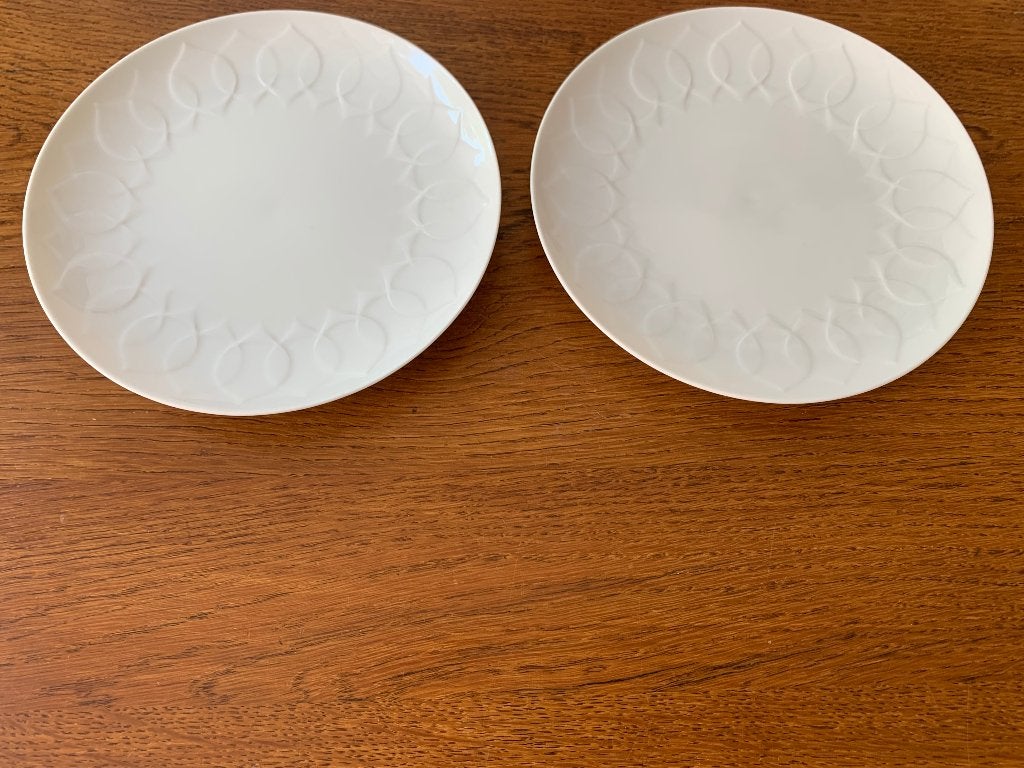 2 "Rosenthal Studio-Linie" 'Lotus' Taart/Gebaksbordjes Nieuw, Nieuw, Ophalen of Verzenden, Bord(en), Overige stijlen