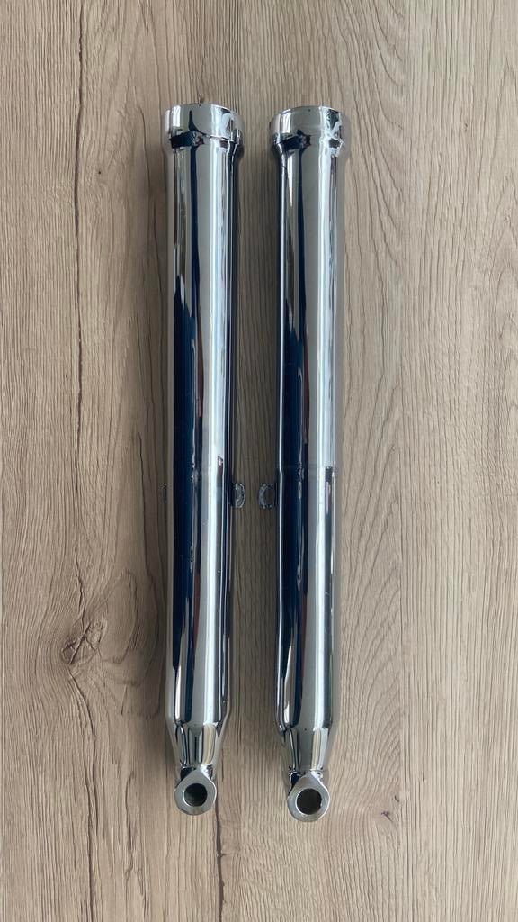 Te koop opnieuw verchroomde voorvork poten Zundapp 529 GTS, Ophalen of Verzenden, Overige typen