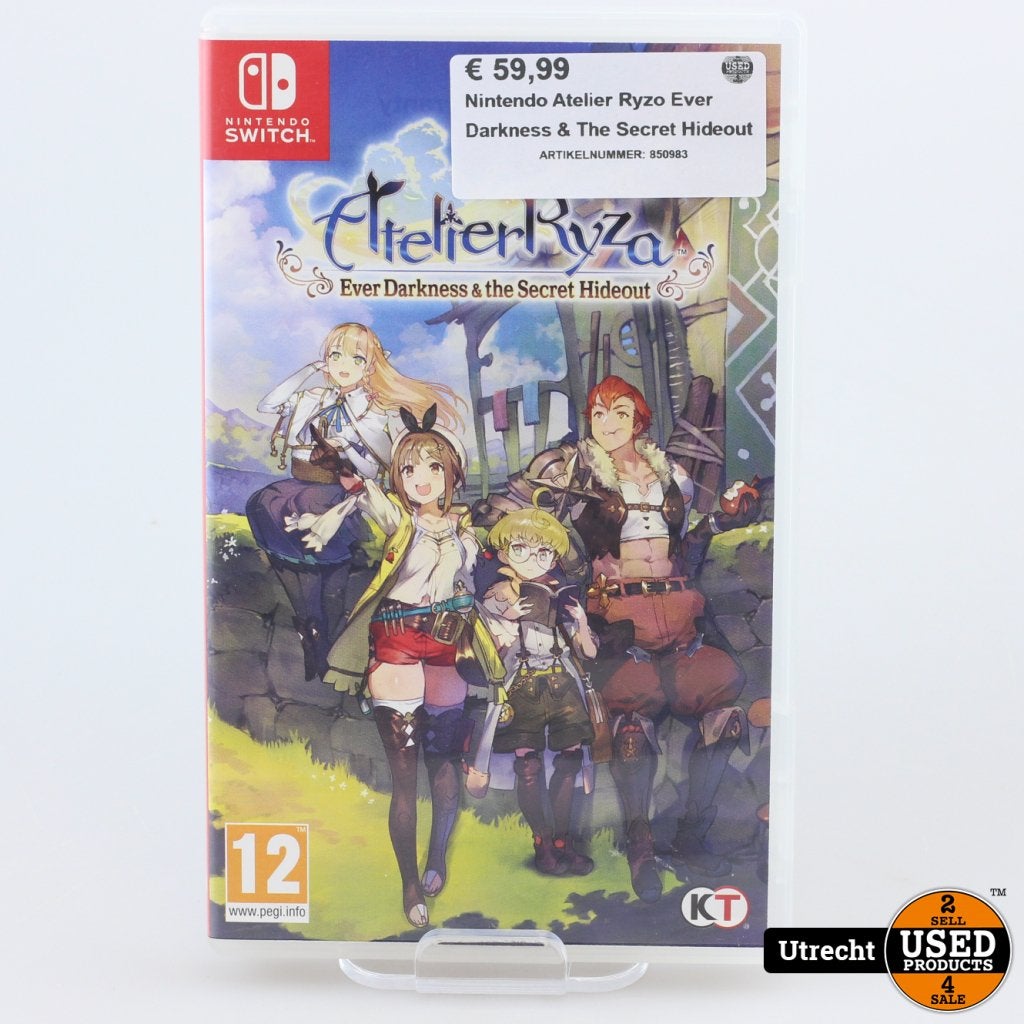 Nintendo Atelier Ryzo Ever Darkness & The Secret Hideout