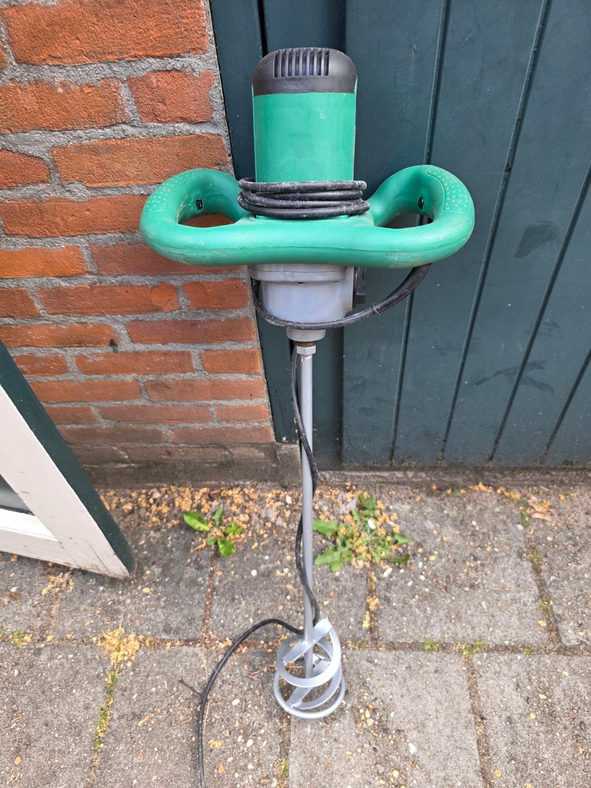bouw meng mixer, Ophalen
