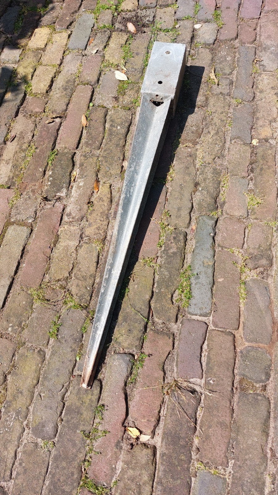 Paalhouder, Ophalen