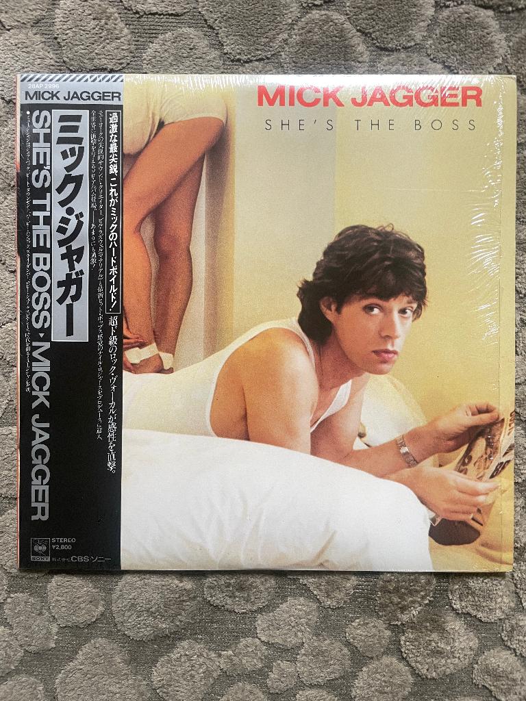 Mick Jagger – She's The Boss (Japan)  NM-, Gebruikt, Inclusief obi, 1980 - 1989, Ophalen of Verzenden