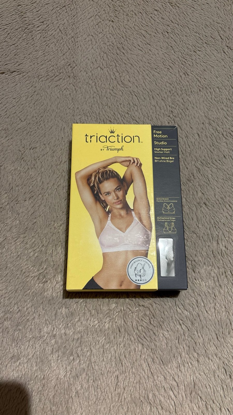Triaction by Triumph Free Motion Studio Sport BH 95B, Kleding | Dames, Verzenden, Wit, BH