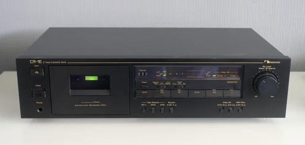 Nakamichi CR1 cassettedeck (geserviced), Ophalen of Verzenden, Enkel, Overige merken, Tiptoetsen