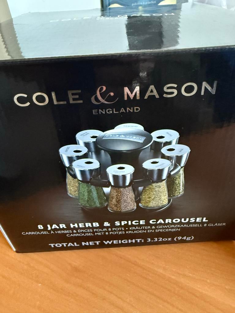 Cole & Mason Draaiend Kruidenrek - Nieuw, Huis en Inrichting, Keuken | Keukenbenodigdheden, Overige typen, Ophalen of Verzenden