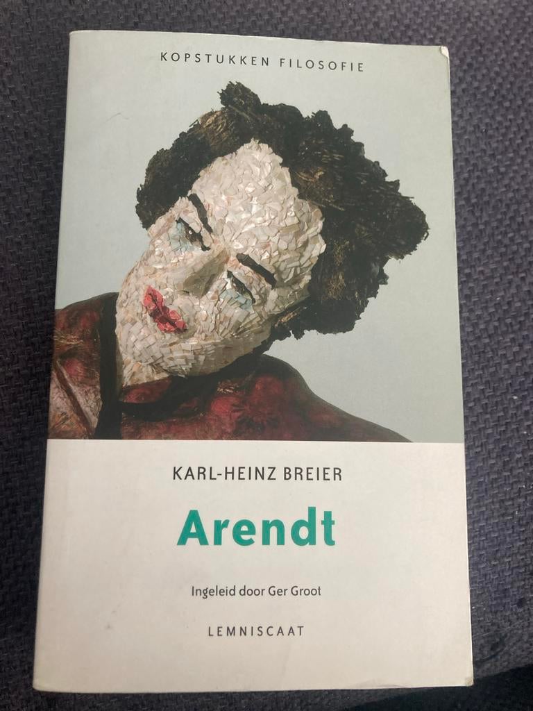 Arendt - Karl-Heinz Breier (Kopstukken Filosofie), Ophalen of Verzenden, Zo goed als nieuw, Praktische filosofie