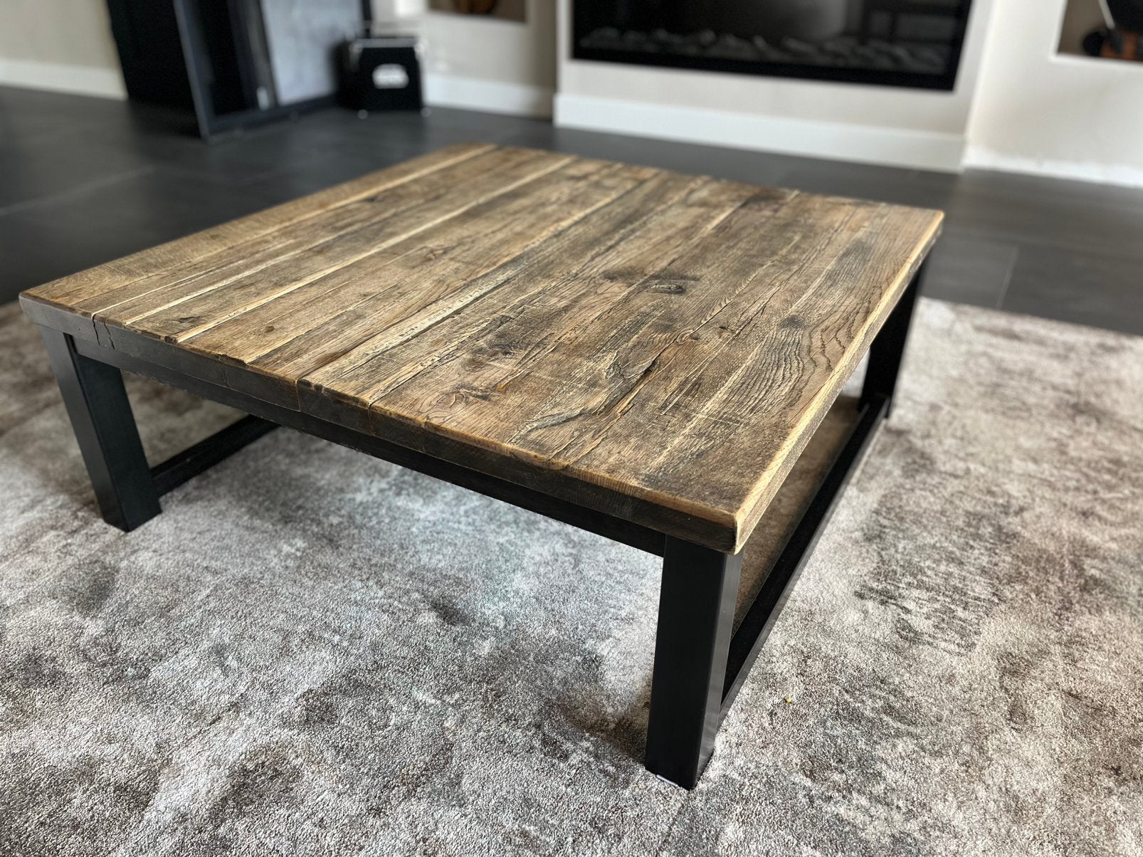 Salontafel 1x1, Huis en Inrichting, Tafels | Salontafels, Ophalen, 50 tot 100 cm, Vierkant, 50 tot 100 cm