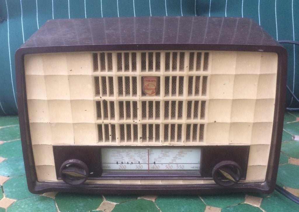 bakelieten Philips radio type bx 135u-80., Ophalen of Verzenden
