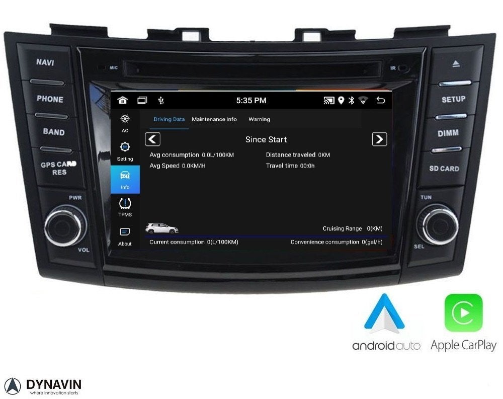 autoradio suzuki swift navigatie carkit android 15 carplay, Ophalen of Verzenden, Dynavin, VERKOOP@INBOUWNAVIGATIE.COM, Oberonweg 262 3208pg