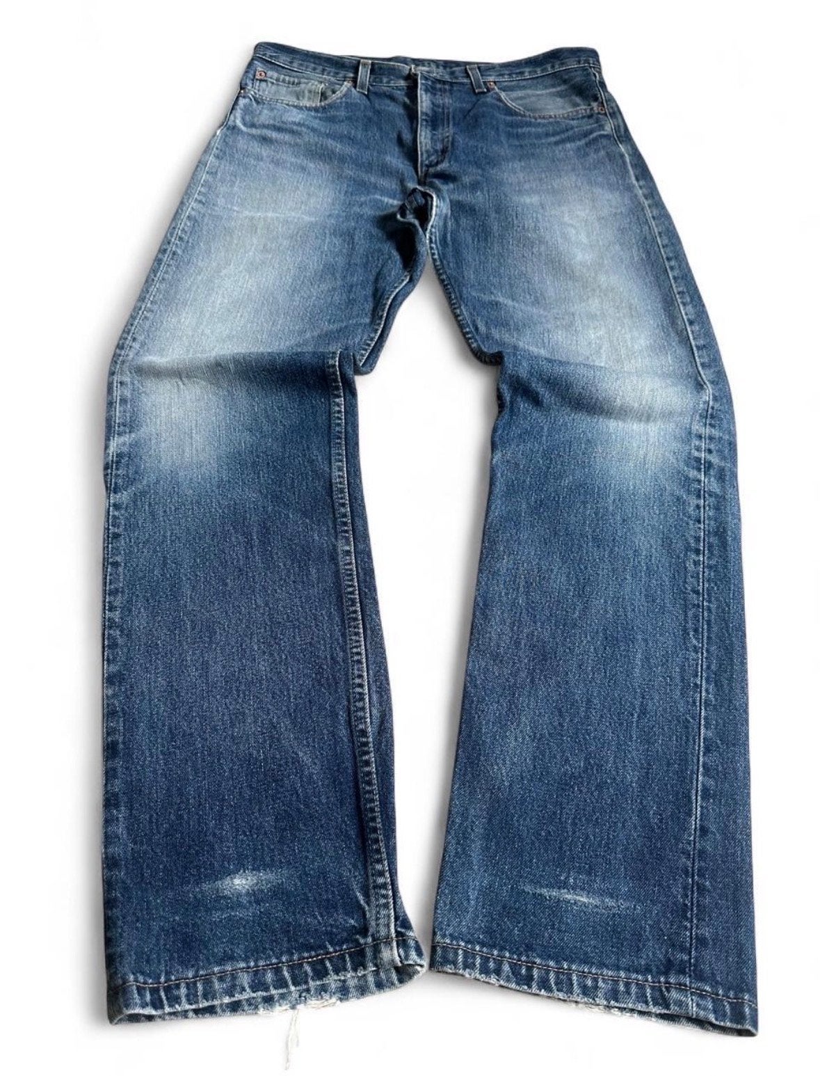 Vintage 1997 Levi's 505 Jeans W34 L32 België, Ophalen of Verzenden, Gedragen, Blauw, W33 - W34 (confectie 48/50)