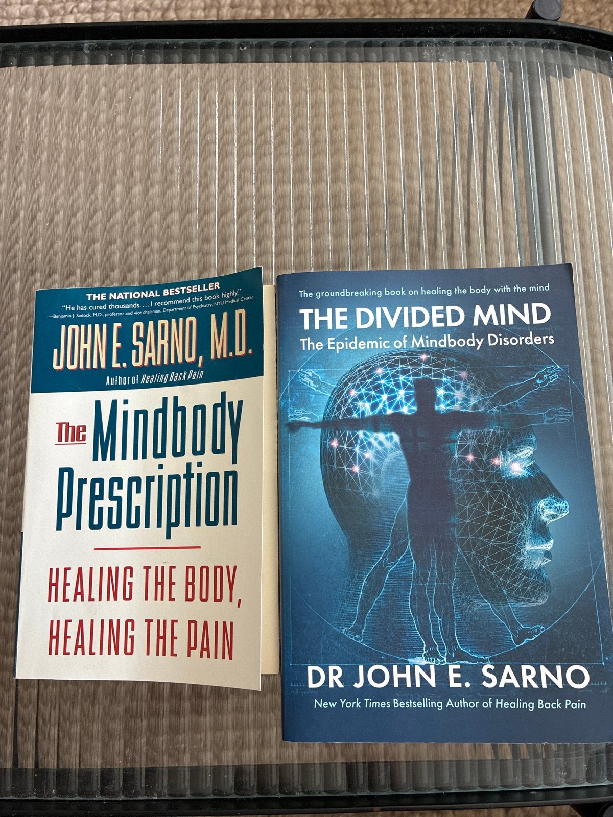 The Divided Mind & The Mindbody Prescription - Dr. John E. S, Boeken, Ophalen of Verzenden, Zo goed als nieuw, Gezondheid en Conditie