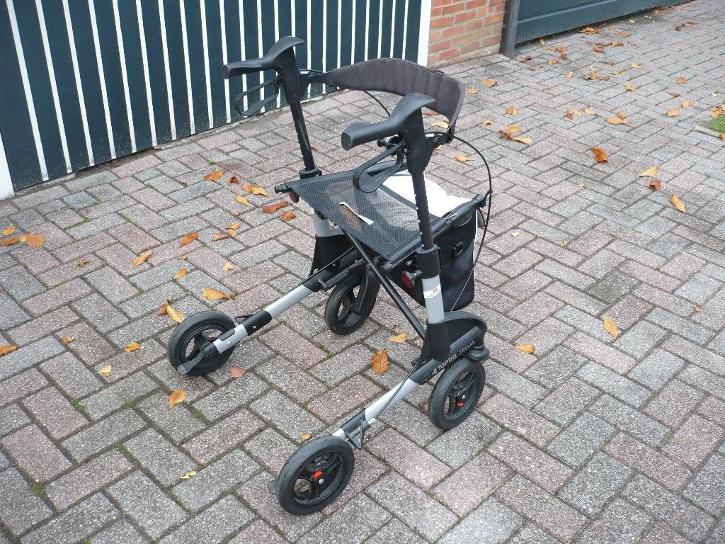 Topro Troja inklapbare rollator met boodschappentas, Ophalen, Lichtgewicht, Gebruikt