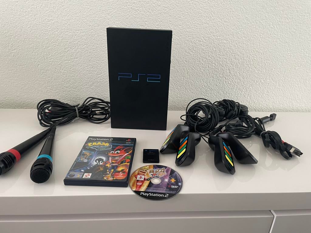 PlayStation 2 plus gams en accessoires, Spelcomputers en Games, Spelcomputers | Sony PlayStation 2, Ophalen of Verzenden, Zo goed als nieuw