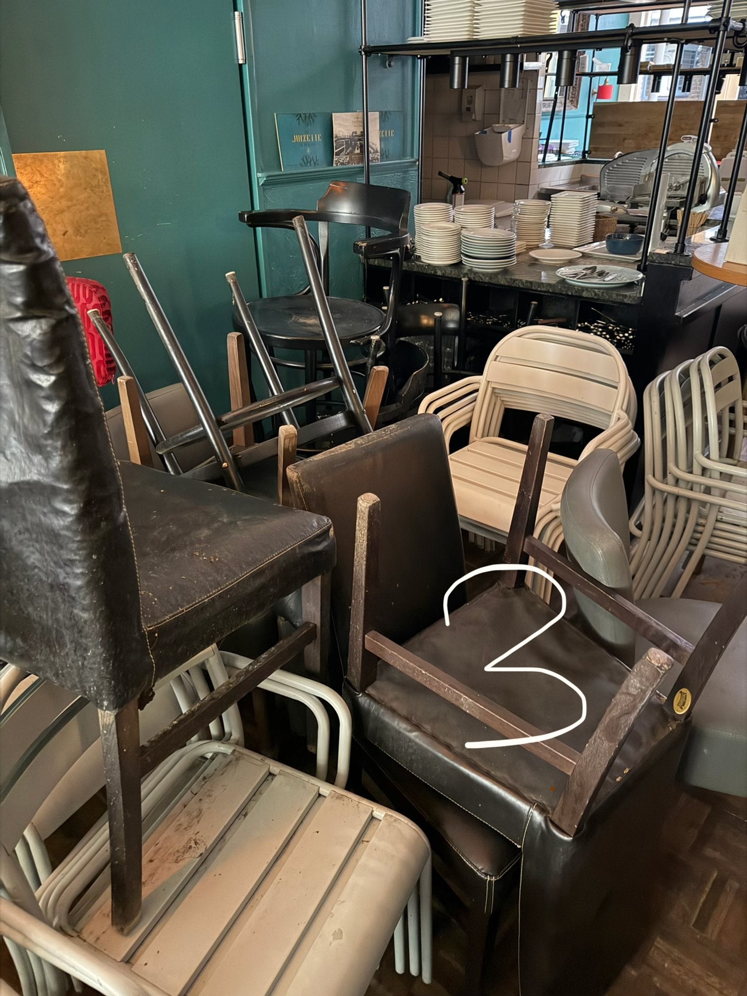 Horeca Inventaris voor sale URGENT, Zakelijke goederen, Ophalen, Gebruikt, Complete inventaris
