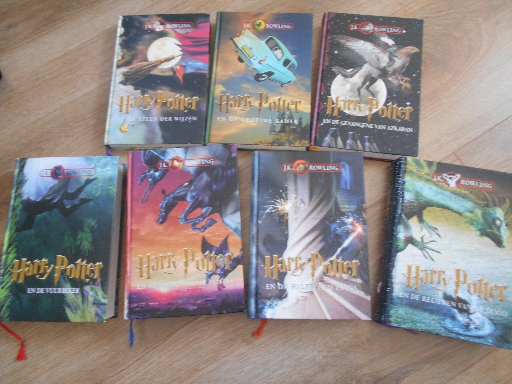 J.K. Rowling deel 1 t/m 7 Harry Potter (hardcover), Boeken, Ophalen of Verzenden, Zo goed als nieuw