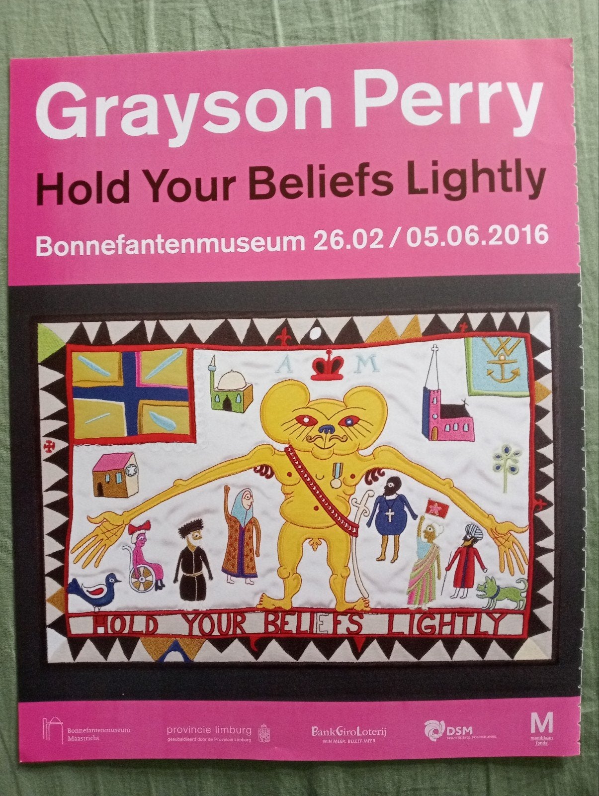 Grayson Perry Bonnefantenmuseum Affiche Advertentie 2016, Ophalen of Verzenden