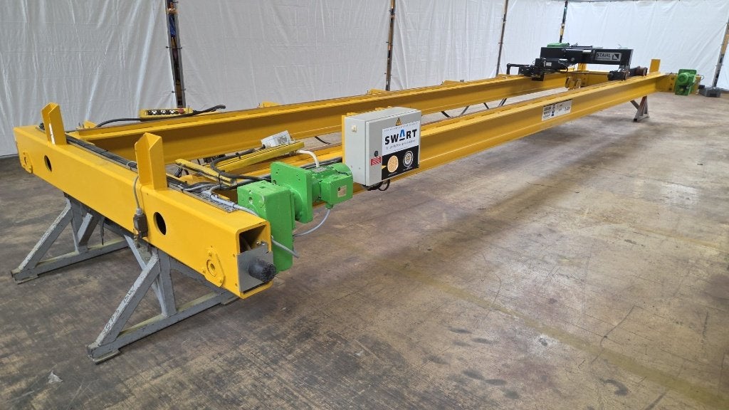 Stahl 3.200 KG X 7,900 mm 2000 bovenloop kraan, Ophalen, Gebruikt, Elektrisch