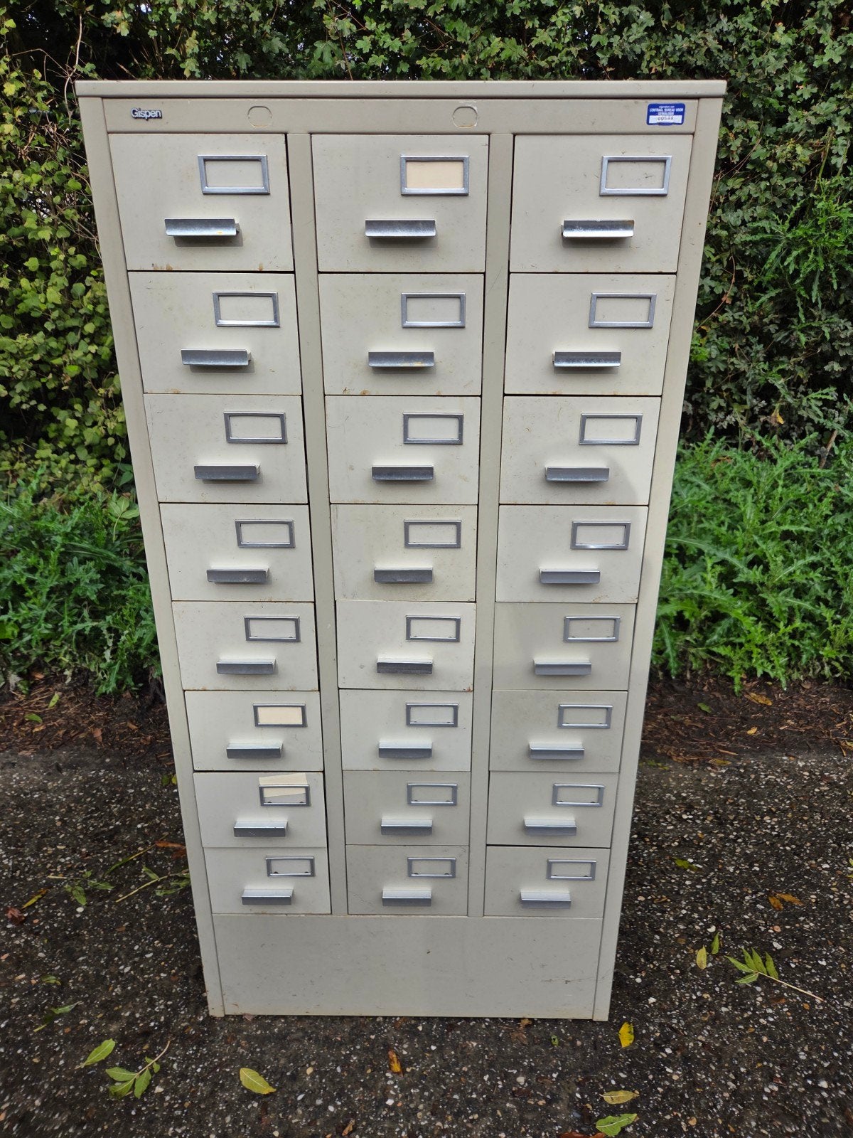 Vintage Gispen industriële stalen ladekast, kast archiefkast, Huis en Inrichting, Ophalen, Gebruikt, 5 laden of meer, Industrieel, Vintage, Dutch Design