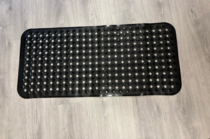 Antislip douchemat zwart, zo goed als nieuw, Ophalen of Verzenden, Zo goed als nieuw, Zwart, Badmat