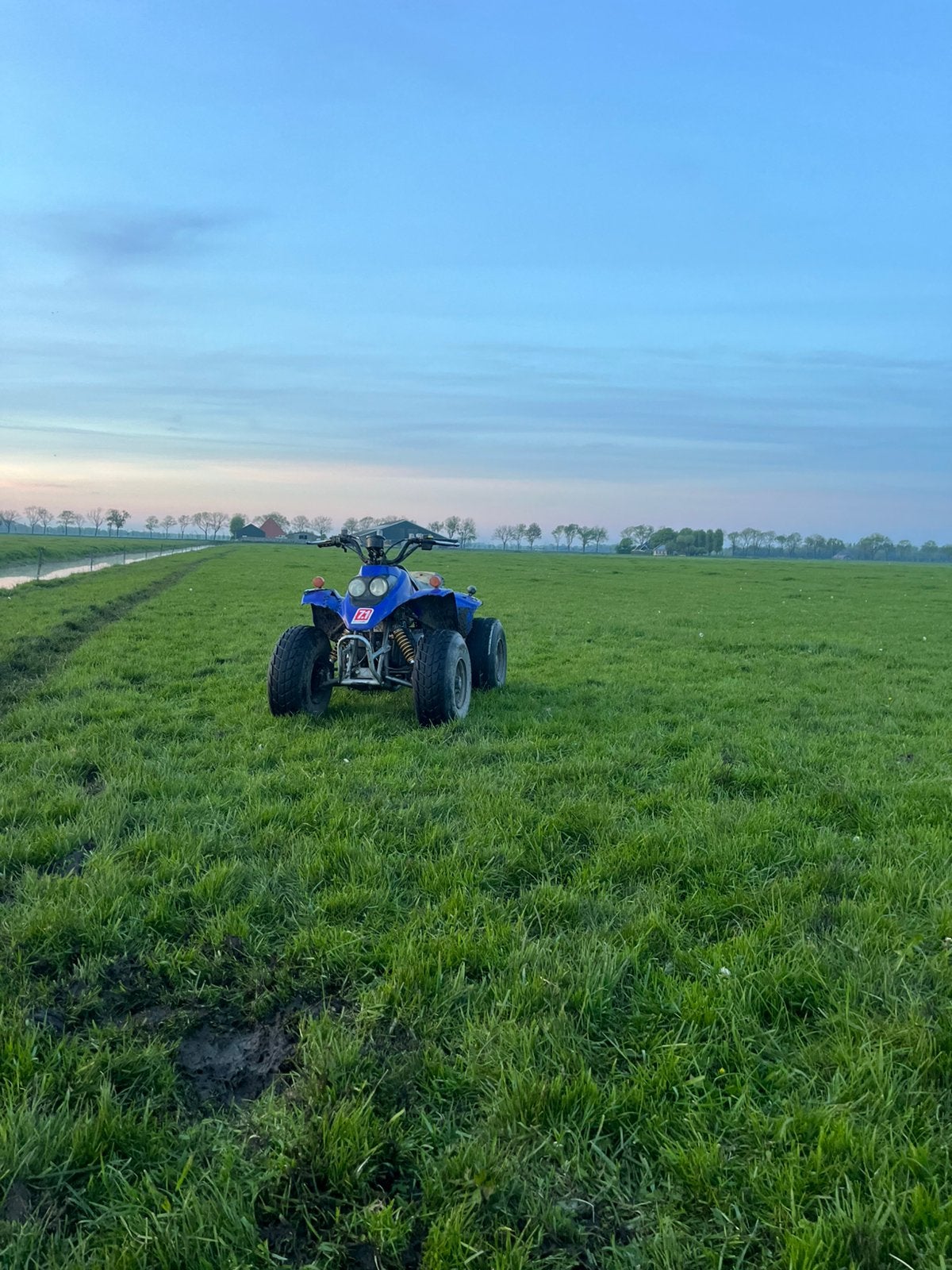Unilli quad 70cc lichte opknapper, Ophalen