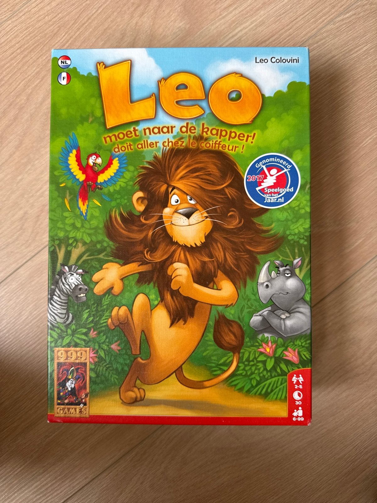 Leo moet naar de kapper! - Leuk familiespel, Drie of vier spelers, Ophalen of Verzenden, Gebruikt