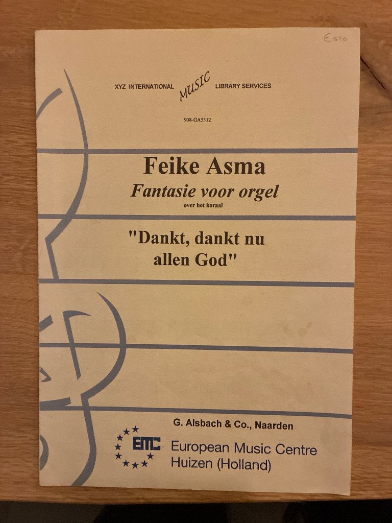 Feike Asma dankt dankt nu allen God, Ophalen of Verzenden, Artiest