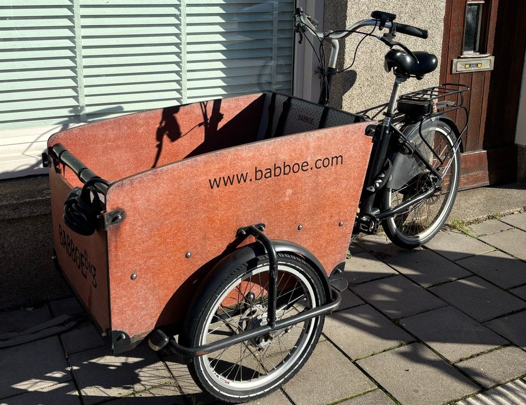 Babboe bakfiets - Goedgekeurd, accu te vervangen, Fietsen en Brommers, Gebruikt, Elektrisch, 2 kinderen, Schijfrem