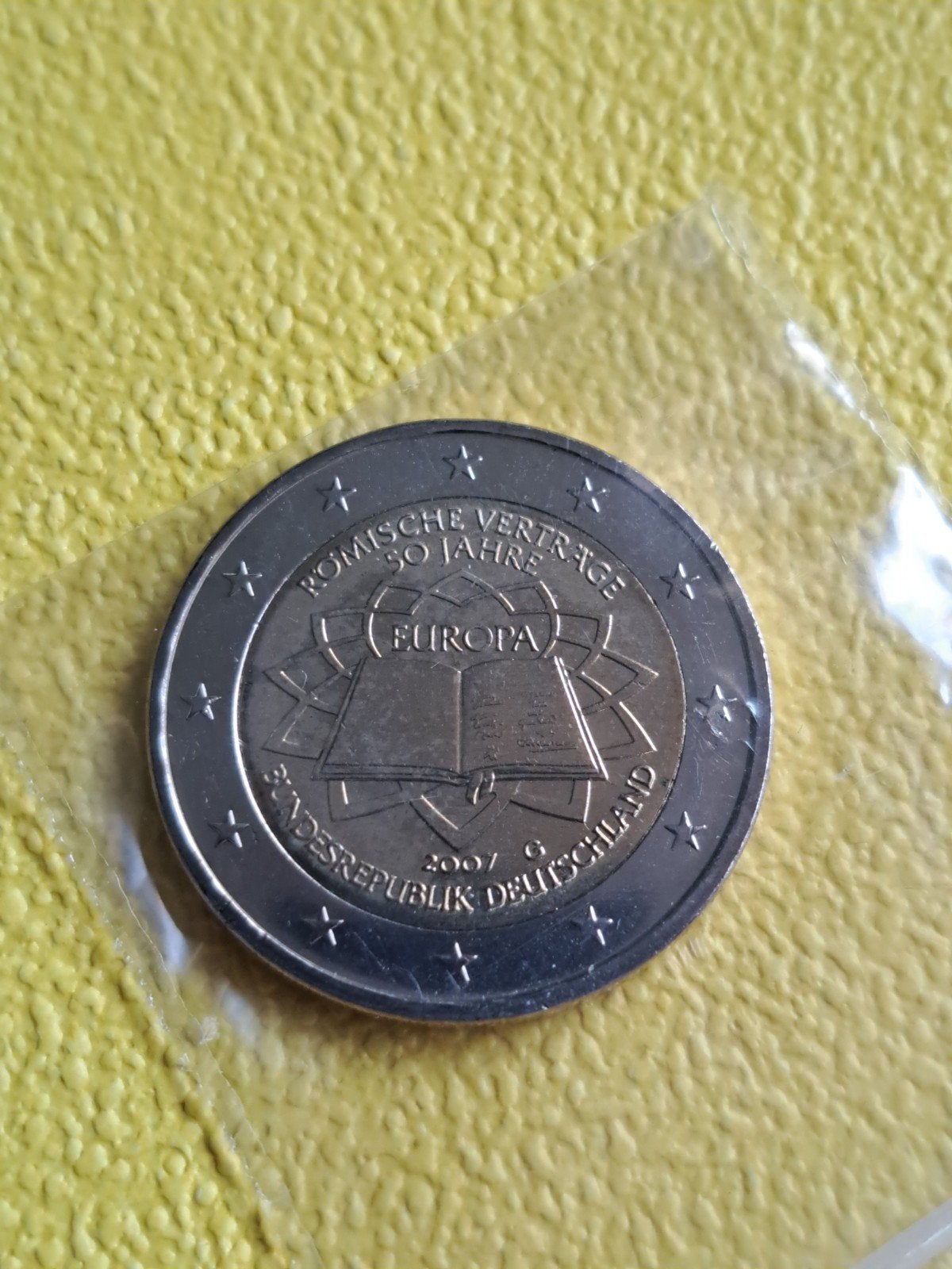 2 euro UNC Duitsland 2007 Verdrag van Rome (G), Ophalen of Verzenden, Duitsland, 2 euro
