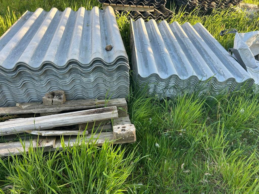 Asbestvrije golfplaten 100x150 cm 55 stuks, Doe-het-zelf en Verbouw, Ophalen, Overige materialen, Gebruikt, 15 m² of meer