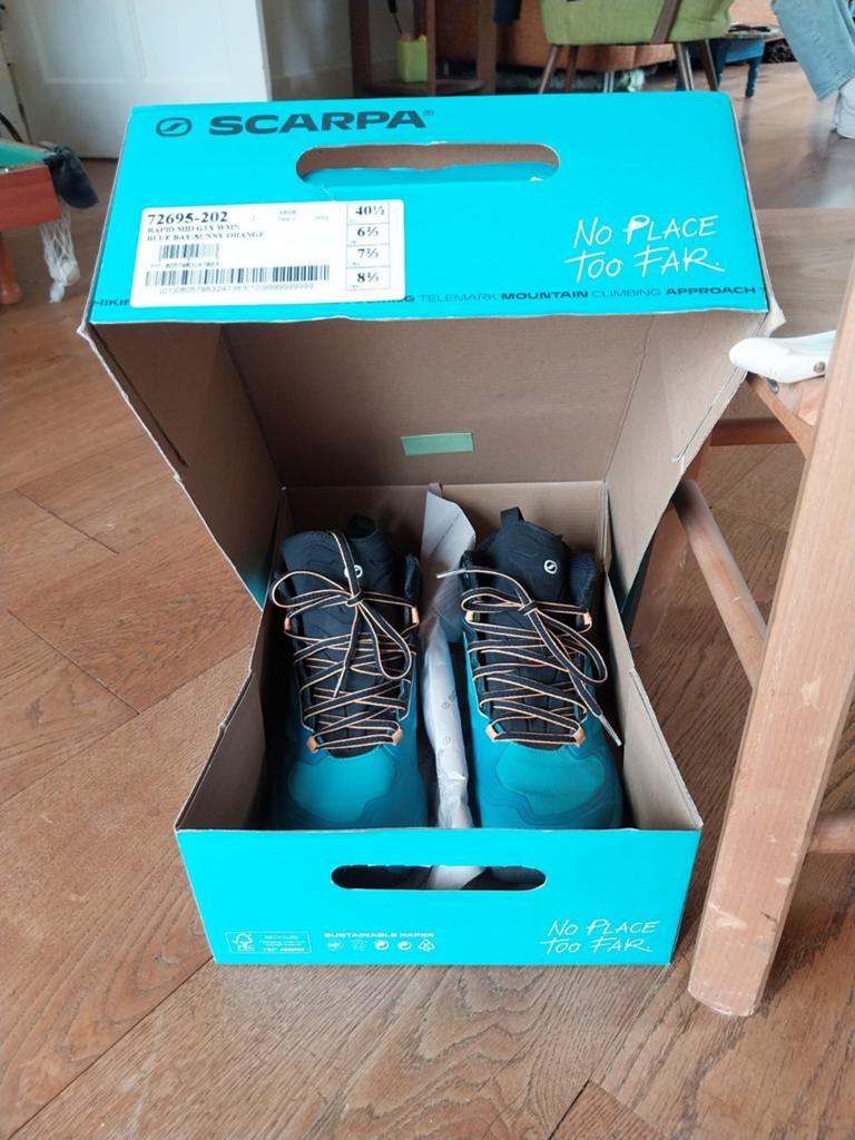 Wandelschoenen Scarpa, maat 40,5, categorie A/B, dames, Ophalen of Verzenden, Zo goed als nieuw, Schoenen