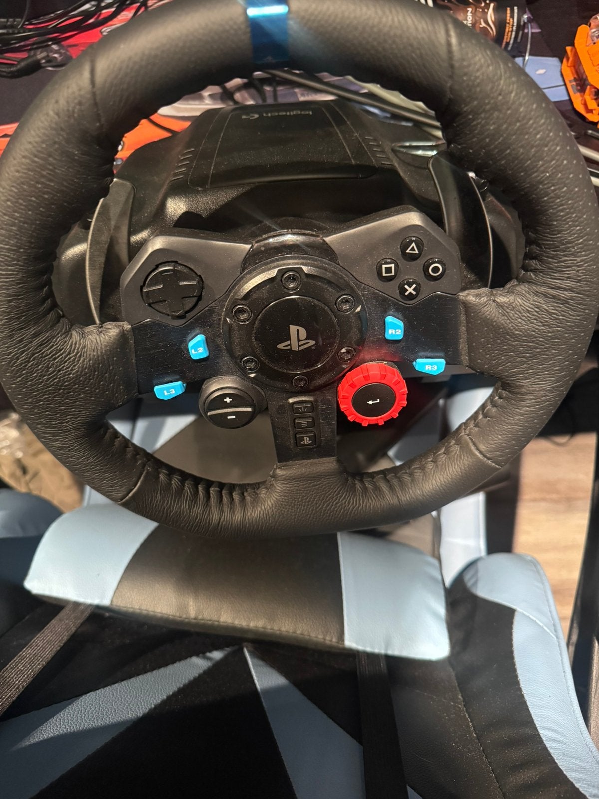 Logitech g29 race stuur, Spelcomputers en Games, Spelcomputers | Sony PlayStation Consoles | Accessoires, Ophalen, Gebruikt, Stuur of Pedalen