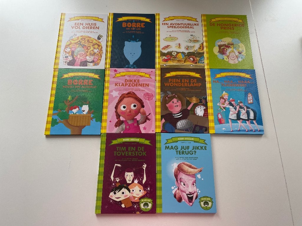 10 borre boekjes (nummer 3 en 4), Ophalen of Verzenden, Zo goed als nieuw, Fictie algemeen