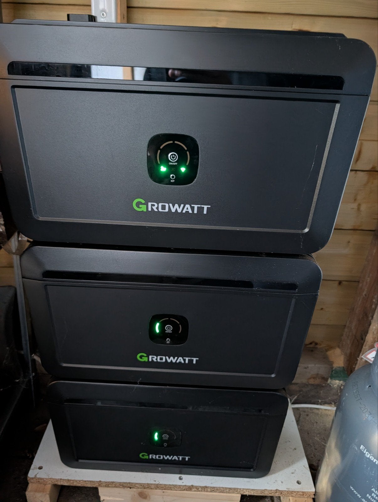 plug in Growatt Noah accu 6kw, Gebruikt