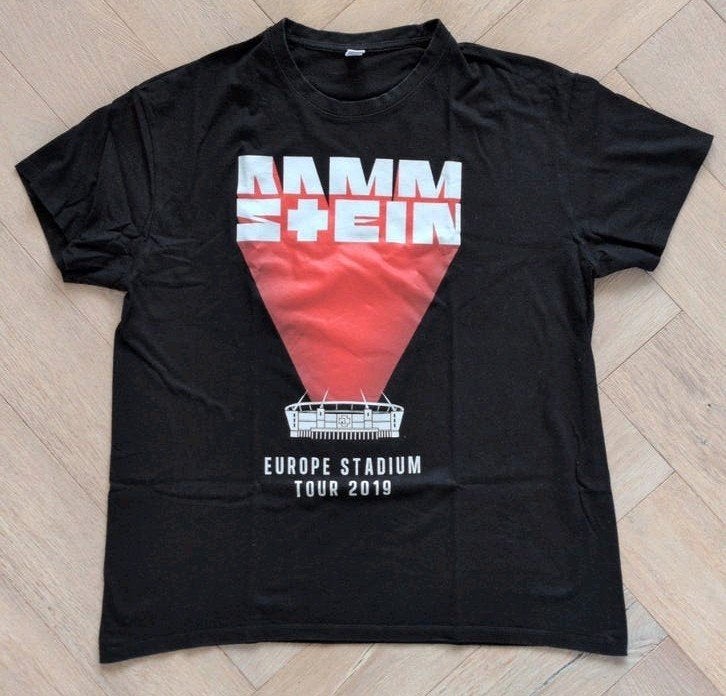 Rammstein T-shirt XXXL - Europa Stadium Tour 2019, Ophalen of Verzenden, Gedragen