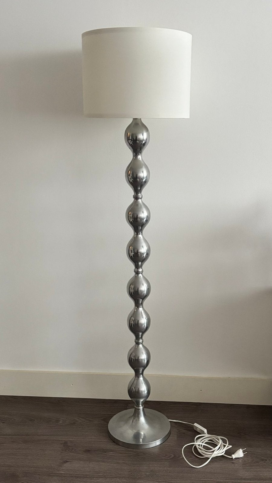 Vloerlamp chroom, Ophalen, Gebruikt, 150 tot 200 cm