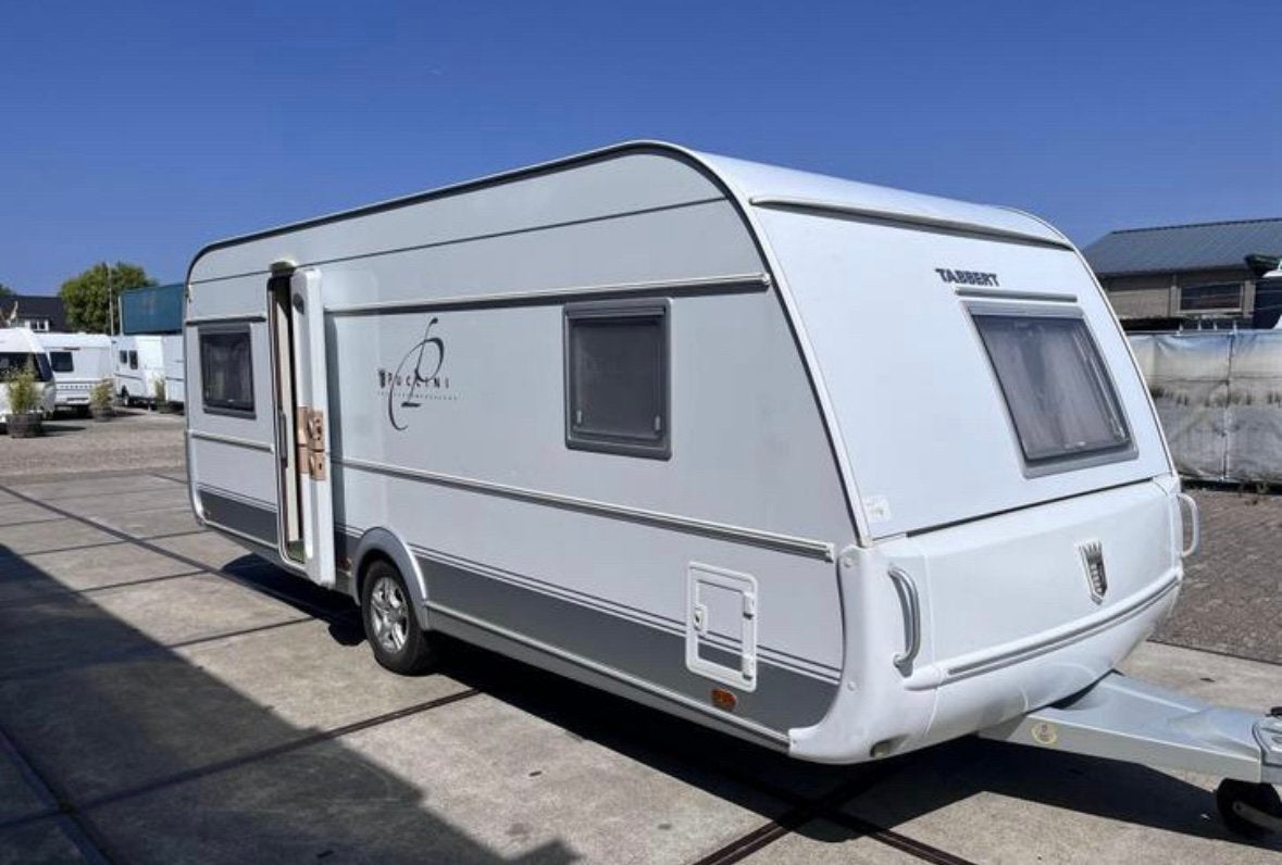 Tabbert puccini 560, Caravans en Kamperen, Caravans, Rondzit, Tabbert, Frans bed, Airco