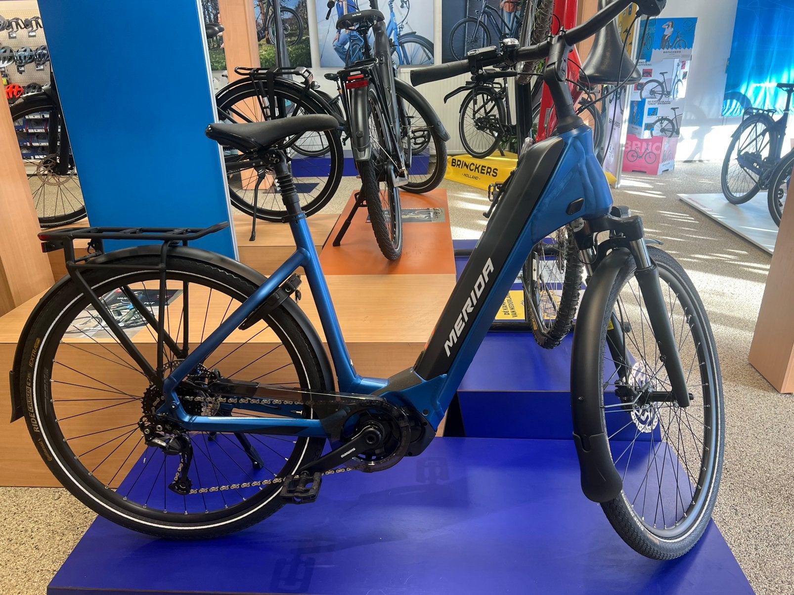 Merida E-bike e-Spresso city 400 EQ 54cm. NIEUW! 504 Wh accu, Fietsen en Brommers, Nieuw, 51 tot 55 cm, 50 km per accu of meer