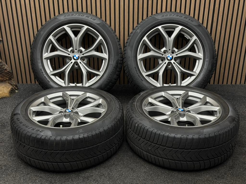 Originele 19 inch BMW X5 G05 X6 G06 735 5x112 ET38 Pirelli, Auto-onderdelen, Banden en Velgen, Banden en Velgen, Winterbanden